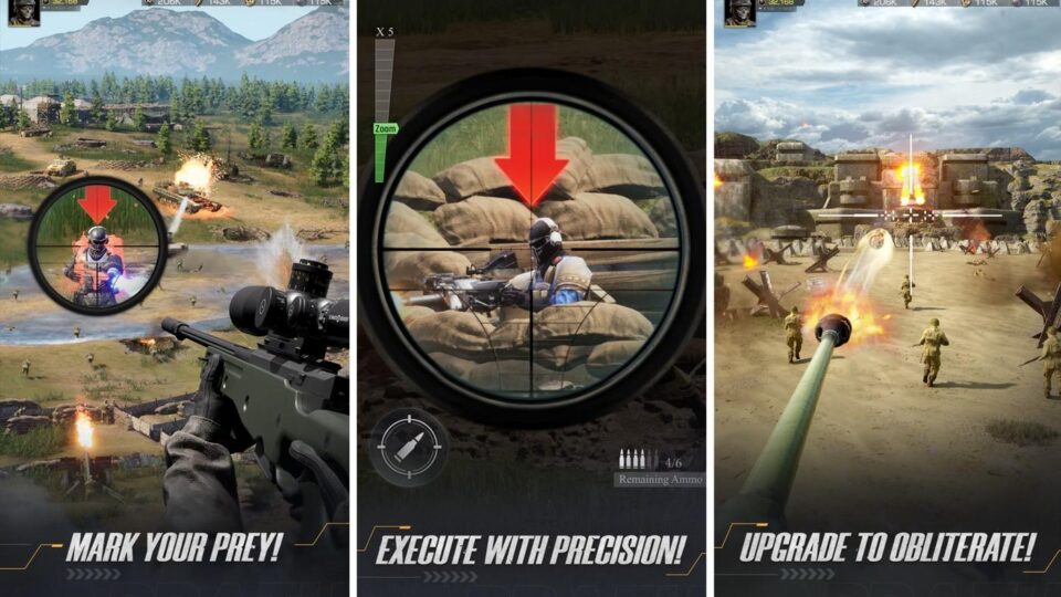 تحميل لعبة Warline: Sniper Strike للأندرويد – قنص وحروب ومهام قتالية